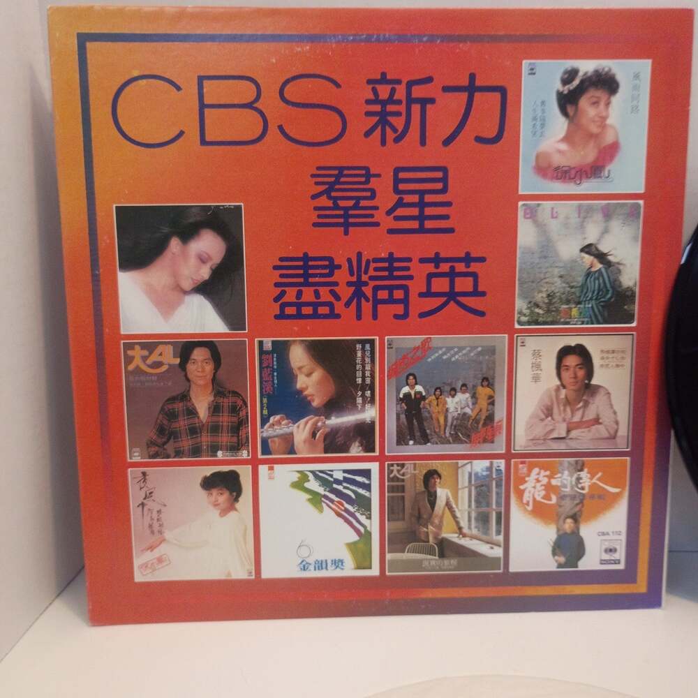 CBS 新力羣星盡精英 Hong Kong LP Vinyl Record CBA 112 Compilation Paula Tsui